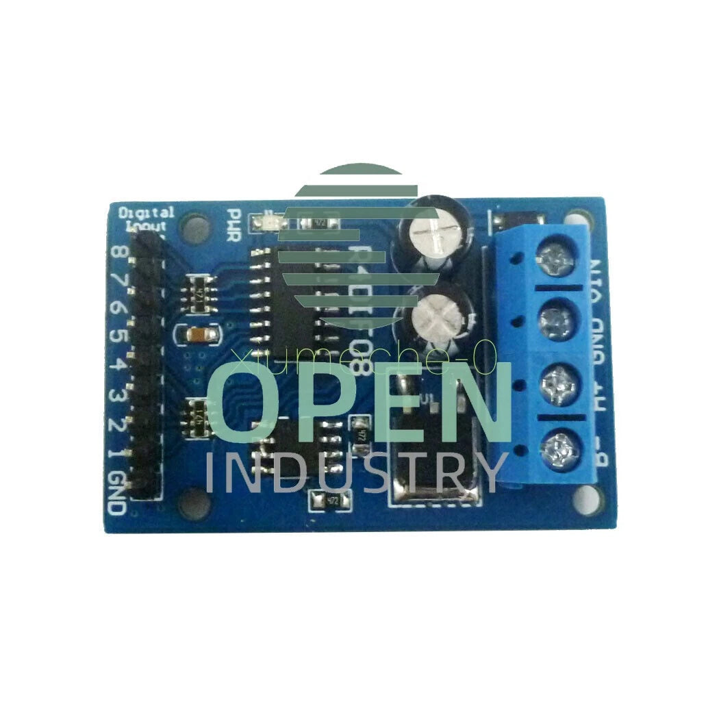 DC 12V 8-Channel Digital Input Module RS485 Modbus RTU Switch Acquisition Board