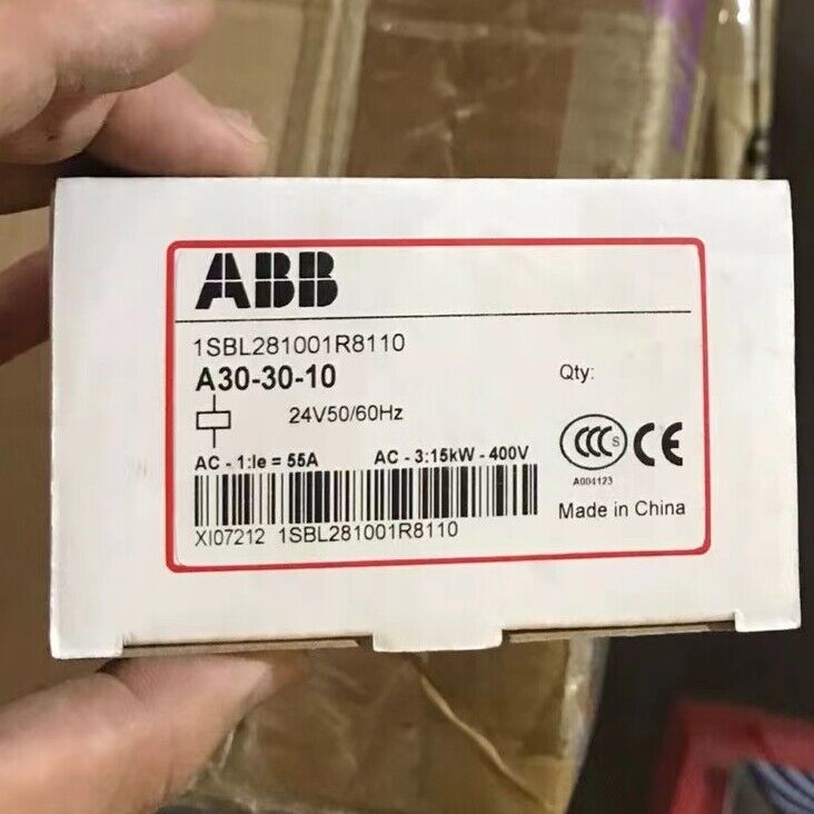 new 1pc ABB A30-30-10 Contactor 24V 50/60Hz 1SBL281001R8110