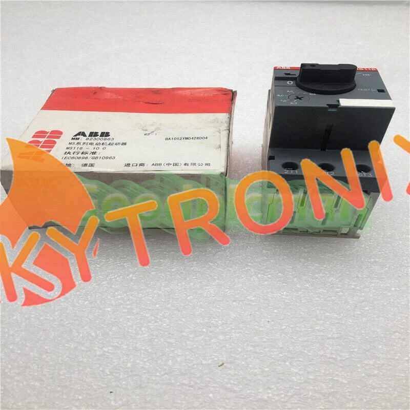 ABB MS116-10 6.3-10A Motor circuit breaker 1Pcs/