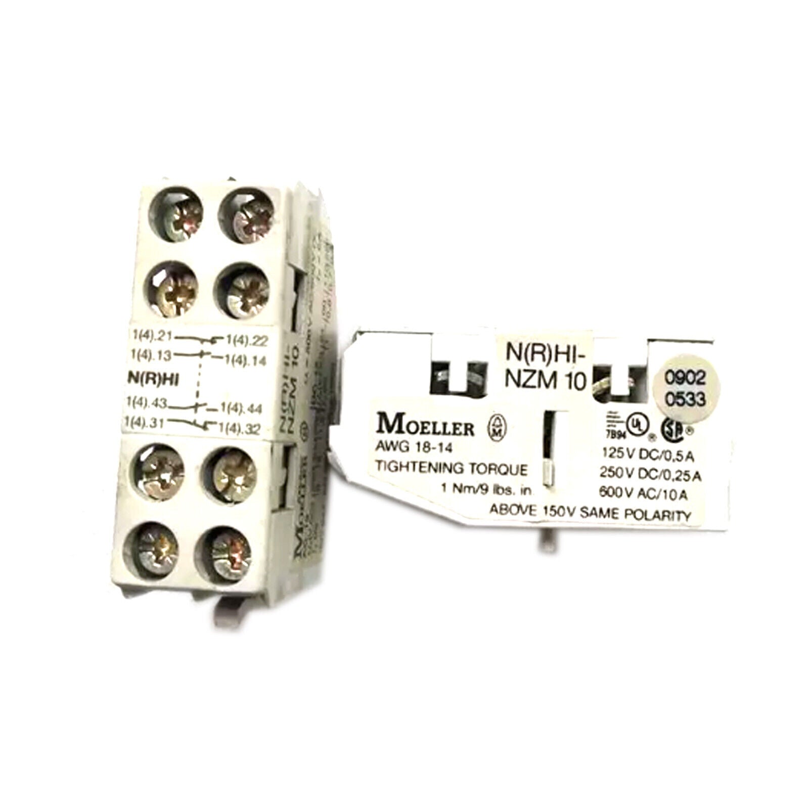 1PCS MOELLER N(R) HI-NZM10 - MOELLER