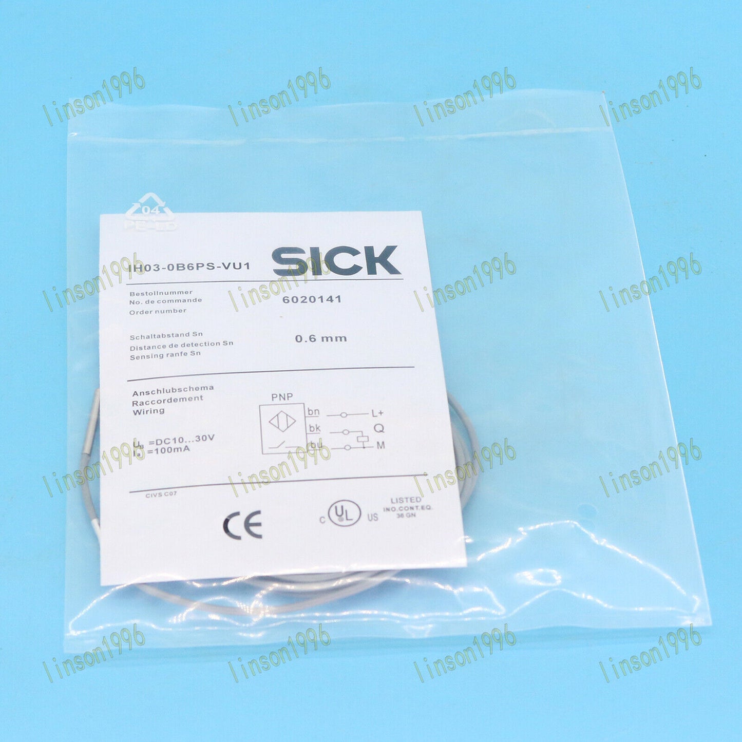 new 1PC SICK Proximity sensor IH03-0B6PS-VU1 6020141 - SICK