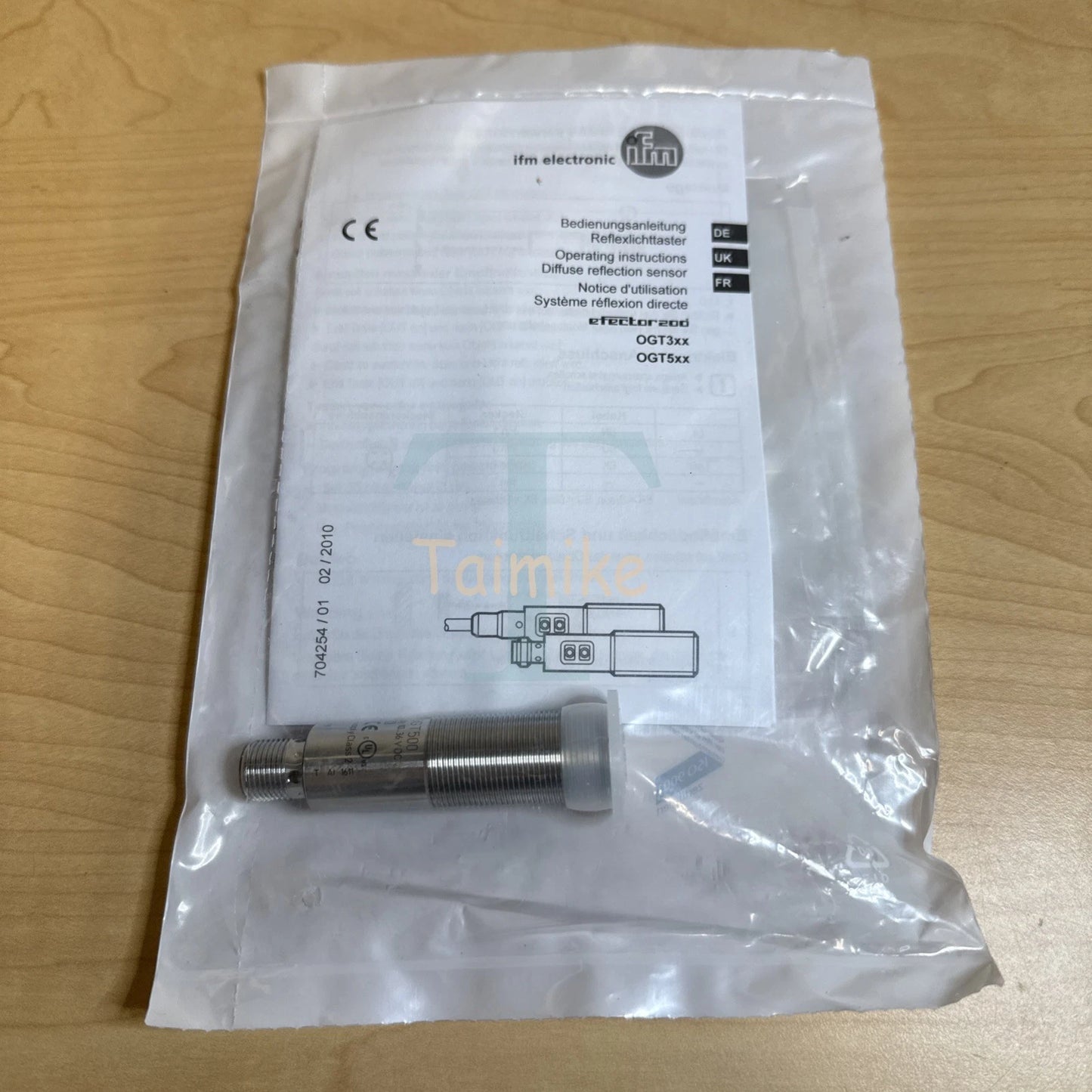 ! IFM OGT500 Photoelectric Proximity Diffuse Reflection Sensor OGT-FPKG/US100