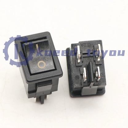 1PC RONG FENG RF-1003 TV-5 Rocker Switch 4 Pins 2 Positions 10A 250VAC T85