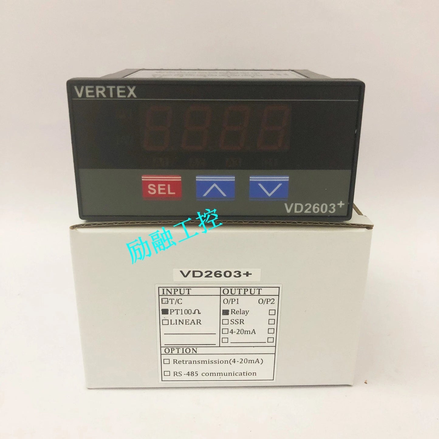 1pcs VERTEX VD2603+/RELAY/PT100 Temperature Controller