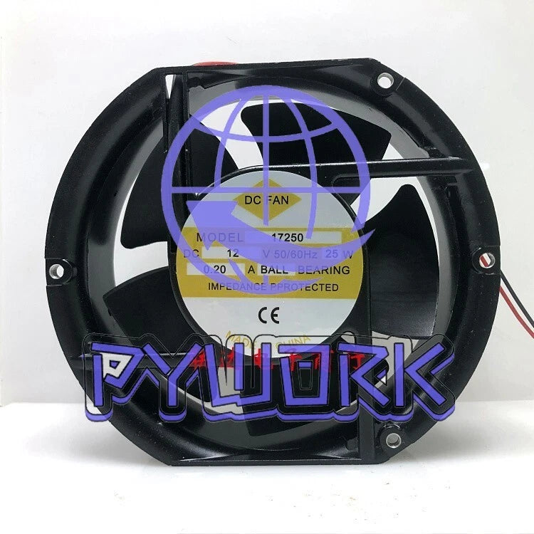 DC FAN 17250 12V 0.20A 25W 17CM inverter cooling fan#