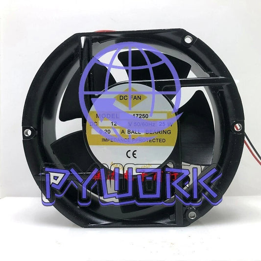 DC FAN 17250 12V 0.20A 25W 17CM inverter cooling fan#