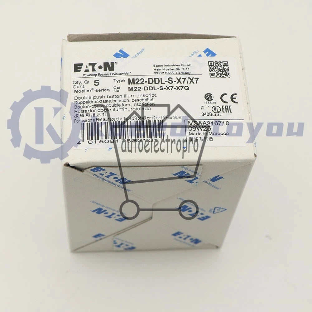 5PCS/BOX EATON button head M22-DDL-S-X7/X7