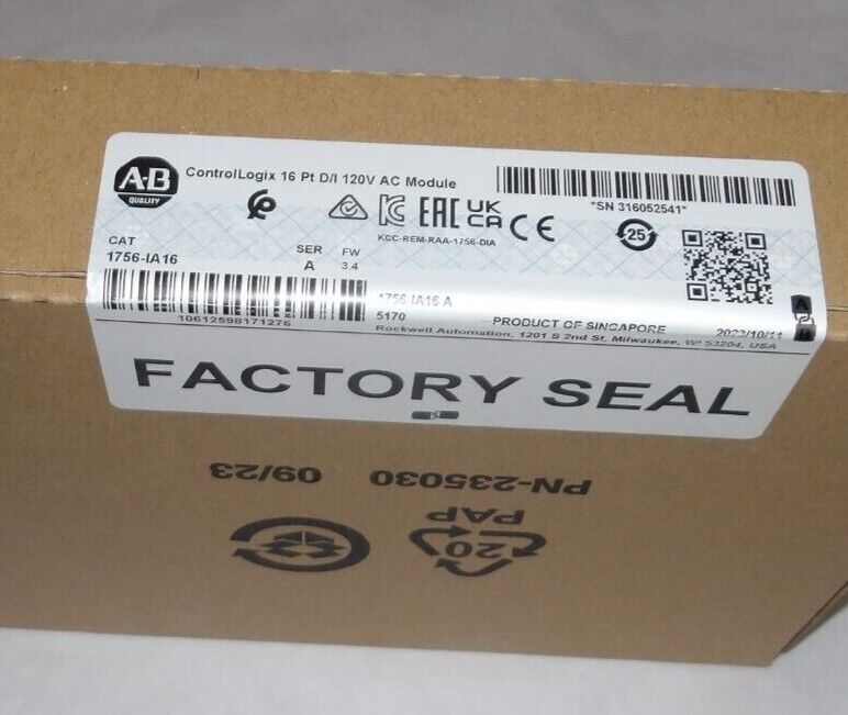Allen Bradley AC Module Series A 1756IA16 Unused Sealed Module for Efficient Energy Use - ALLEN BRADLEY
