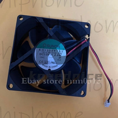 SUNON KD1208PTS1 DC12V 2.6W 8025 80mm chassis power cooling fan 2pin