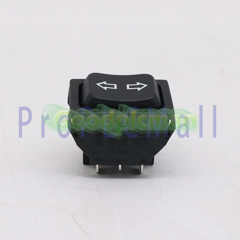 SCI R13-87 6 Pins 10A 250VAC Rocker Switch Double Side Self-Reset 1x