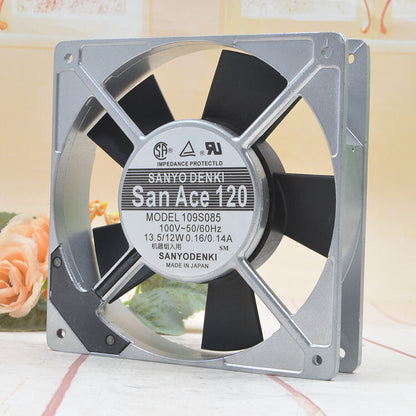 1pcs Sanyo 109S085 12cm 12025 100V 110v 0.16A inverter fan