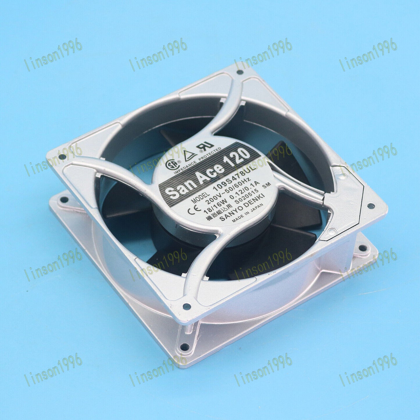 12CM Industrial AC Cooling Fan, 109S478UL, Fast Ship - SANYO