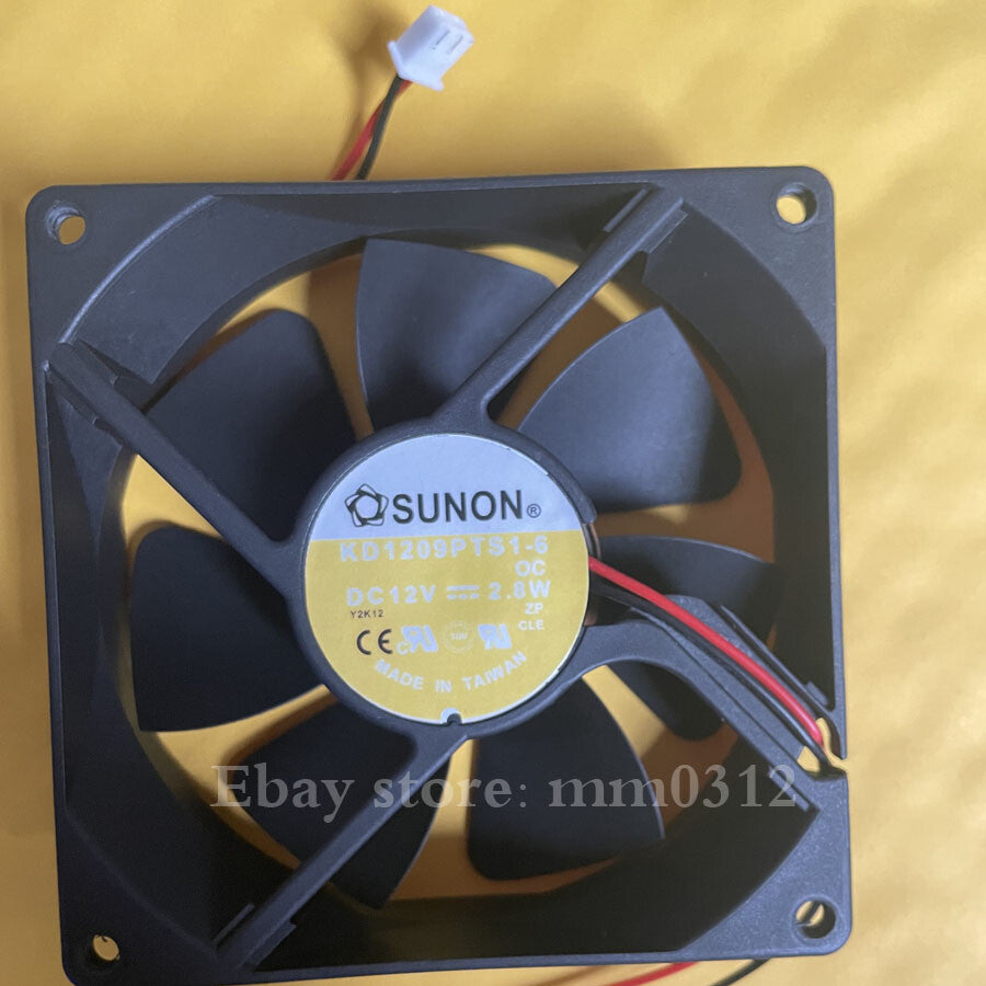 1pcs  SUNON KD1209PTS1-6 DC12V 2.8W 9CM 9025 Cooling Fan 2pin