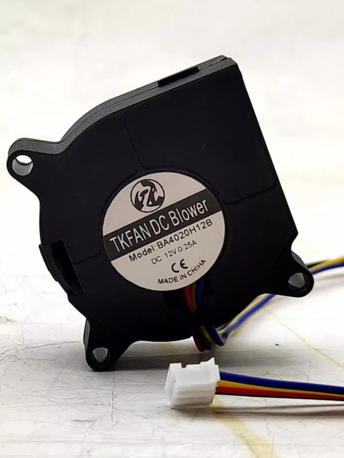 1PCS BA4020H12B 4020 DC12V 0.25A 4CM 4-Wire Turbo Centrifugal Cooling Fan