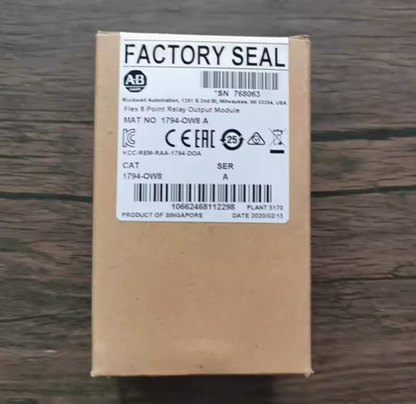 New In Box 1794-OW8 Flex 8 Point Relay Output Module - FLEX