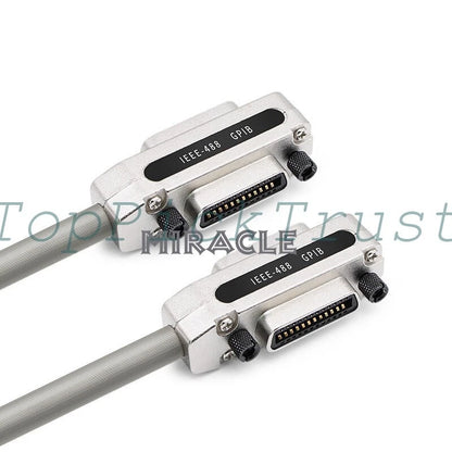 1PC 0.5M/1M/1.5M/3M/5M IEEE488 Data line Transmission line GPIB line GBIP Cable