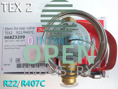 1PCS DANFOSS TX2 TEX2 068Z3206 068Z3209 R22/R407C Expansion Valve