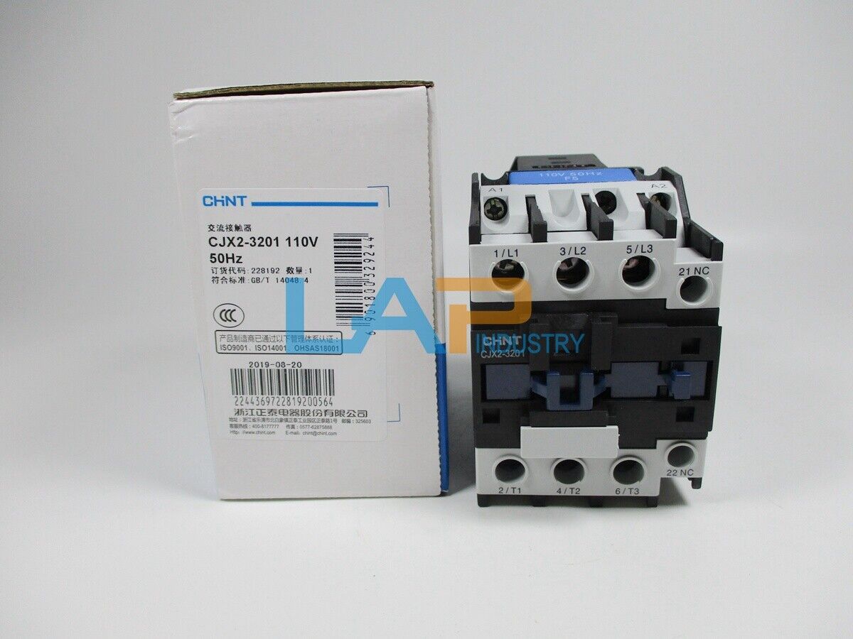 new 1PC For Chint CJX2-3201 AC Contactor Voltage AC110V 32A Normally Closed