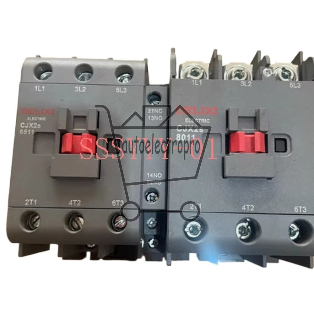 1PCS CJX2s-6511 CJX2s6511 65A, AC Contactor 1NO+1NC AC220V AC380V AC24V AC110V