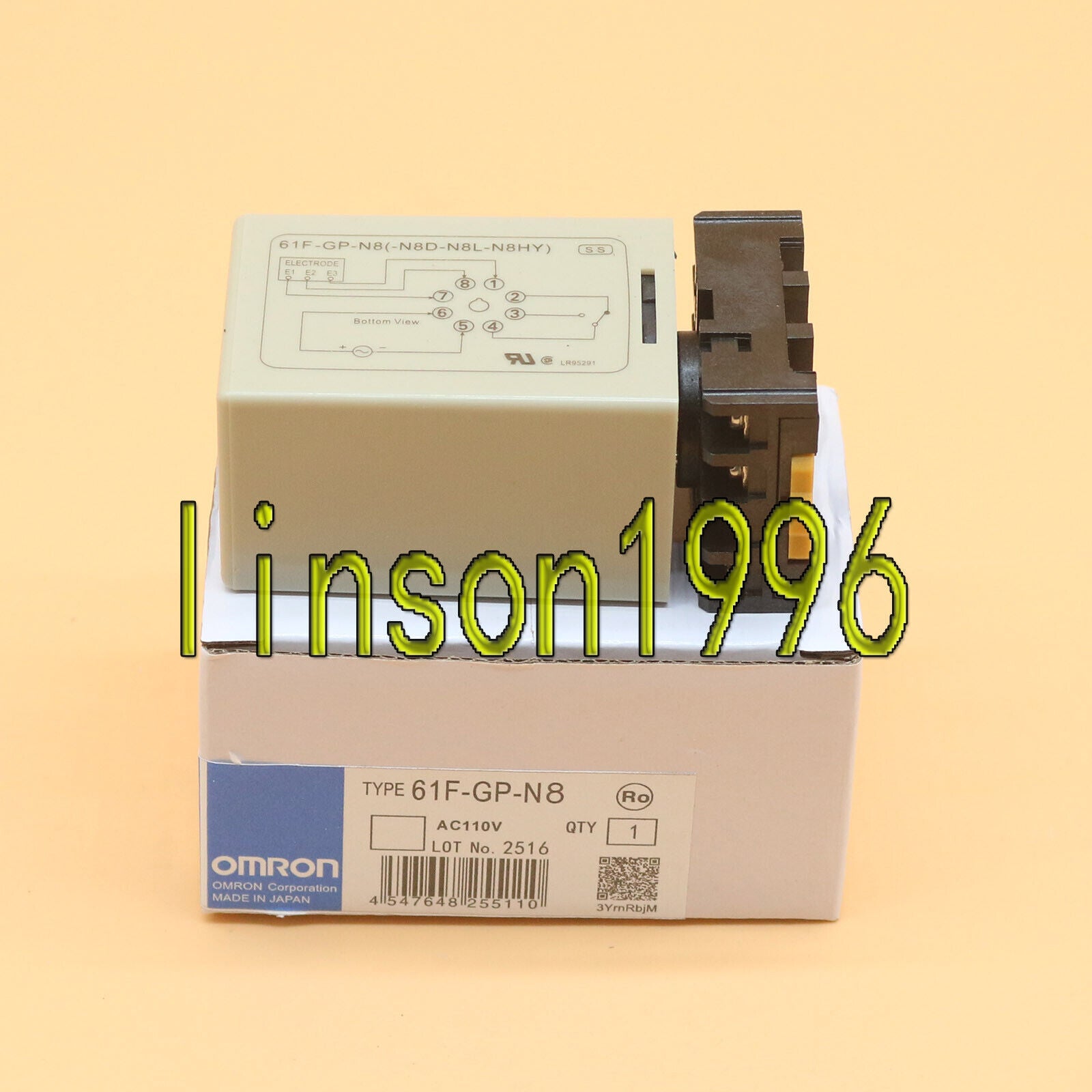 Omron Floatless Level Switch 61FGPN8 AC110V - OMRON