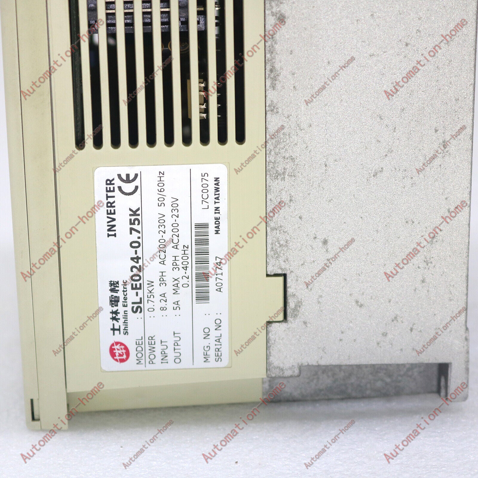 used 1PC  For Shihlin SL-E024-0.75K Frequency Converter