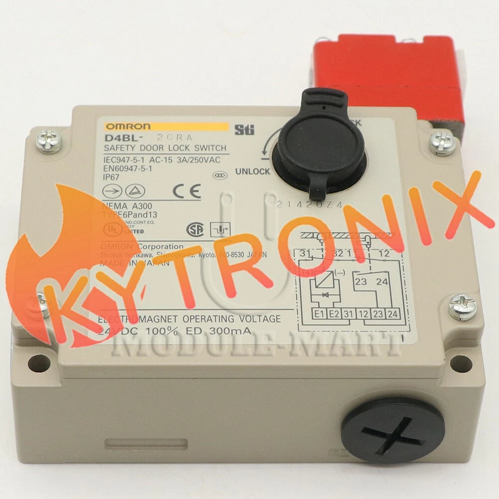 OMRON D4BL-2CRA Guard Lock Safety-door Switch 1PCS