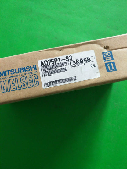 Mitsubishi One-Box PLC AD75P1-S3 1-Year Product - MITSUBISHI