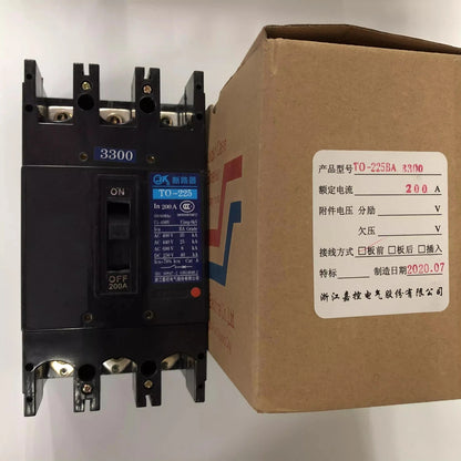 1PCS for TO-225BA/3300 3P 200A Air Switch Molded Case Circuit Breaker