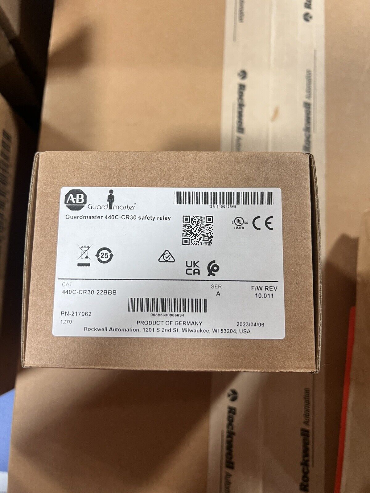 Allen-Bradley Guardmaster 440C-CR30-22BBB Safety Relay 440CCR3022BBB - ALLEN-BRADLEY