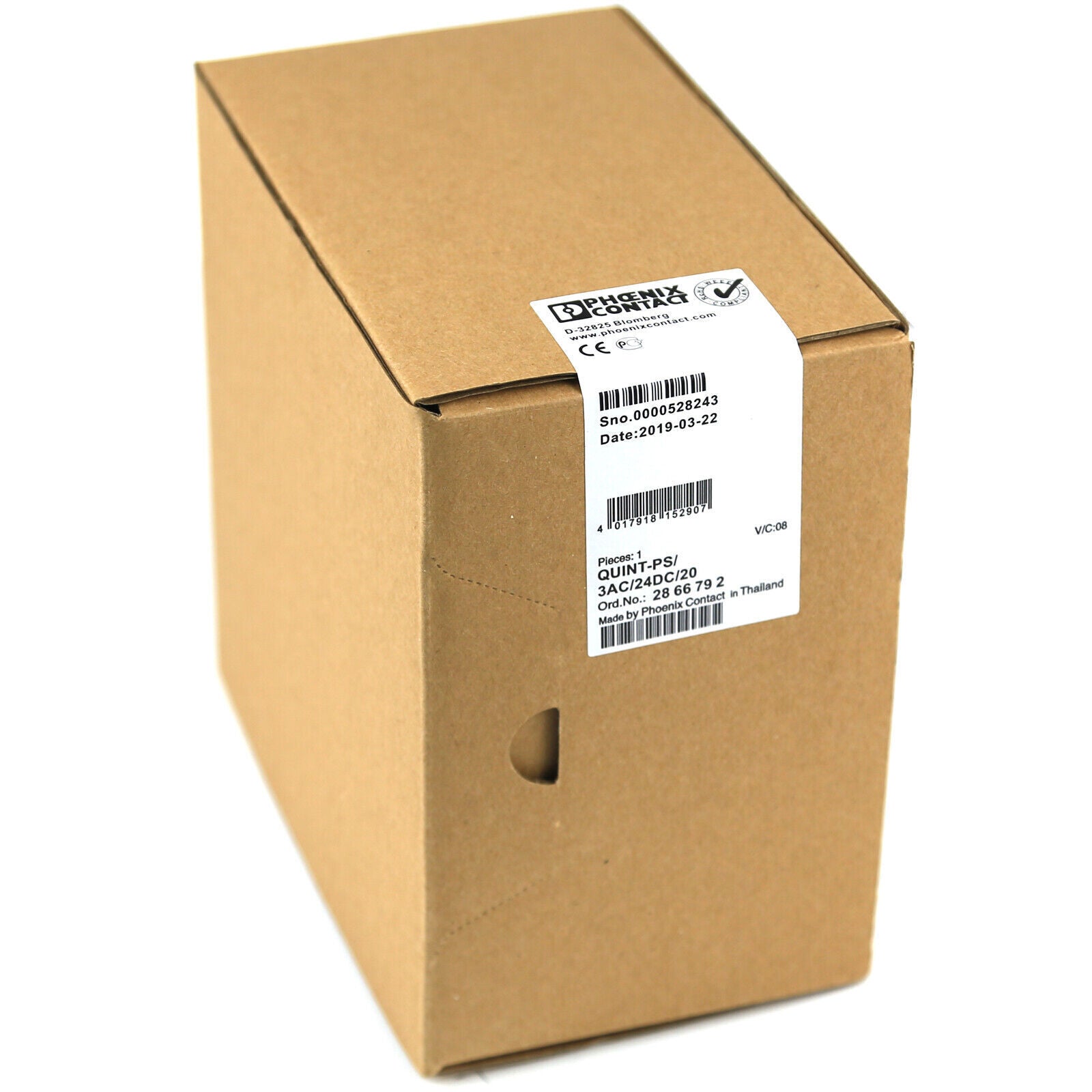 PHOENIX 2866792 QUINT-PS 3AC 24DC 20 Power Supply Unit - PHOENIX