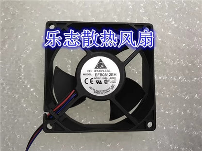 Delta EFB0812EH-FROO 8025 DC12V 0.42A 8CM 3-Wire Server Cooling Fan