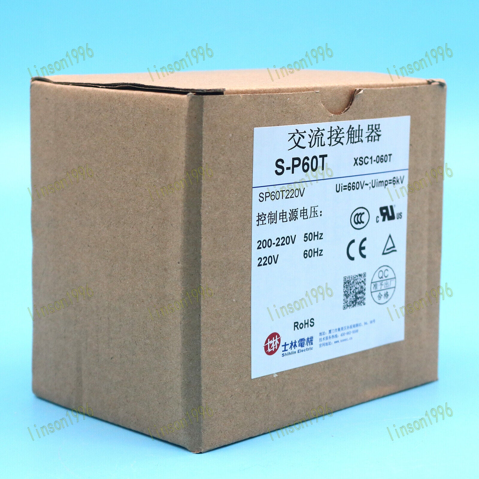 new 1pcs  For Shihlin AC contactor S-P60T 220V in box spot stocks Shihlin