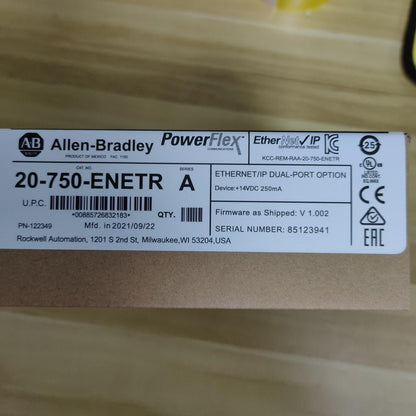 Allen/Bradley PowerFlex 750 2-P ENet/IP Module New Factory Sealed - ALLEN-BRADLEY