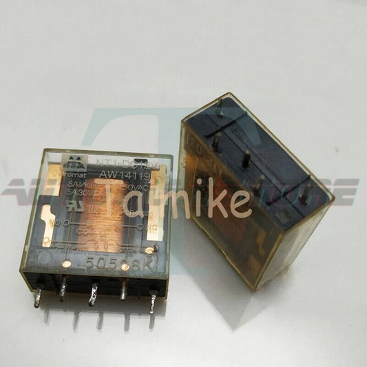 10PCS Panasonic NT1-DC12V AW1411 Power Relay 8A 25VAC~