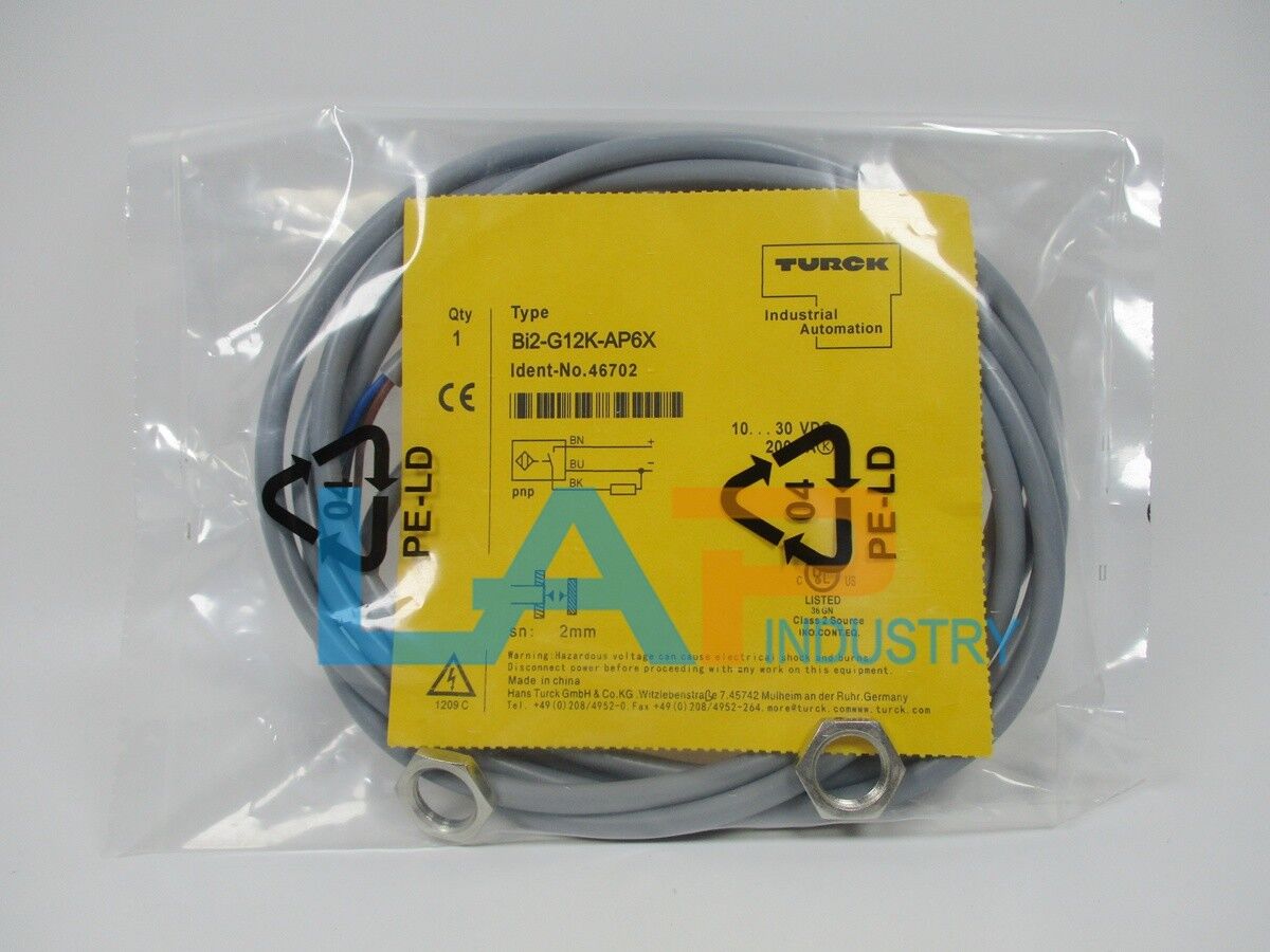 new  For TURCK BI2-G12K-AP6X PROXIMITY SWITCH