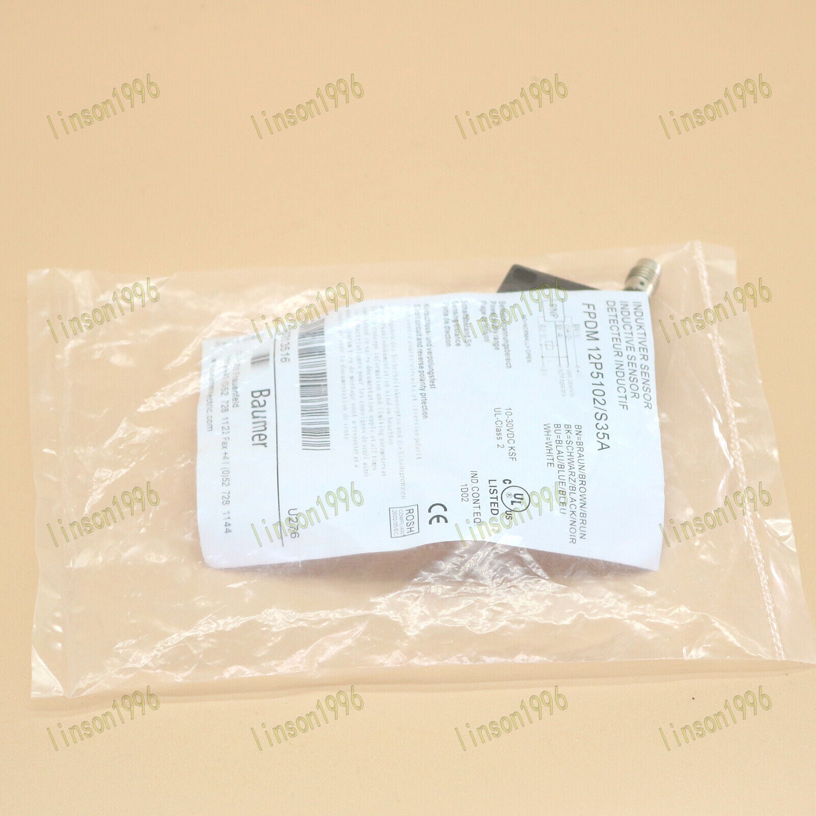 BAUMER FPDM 12P5102/S35A Photoelectric Sensors - BAUMER