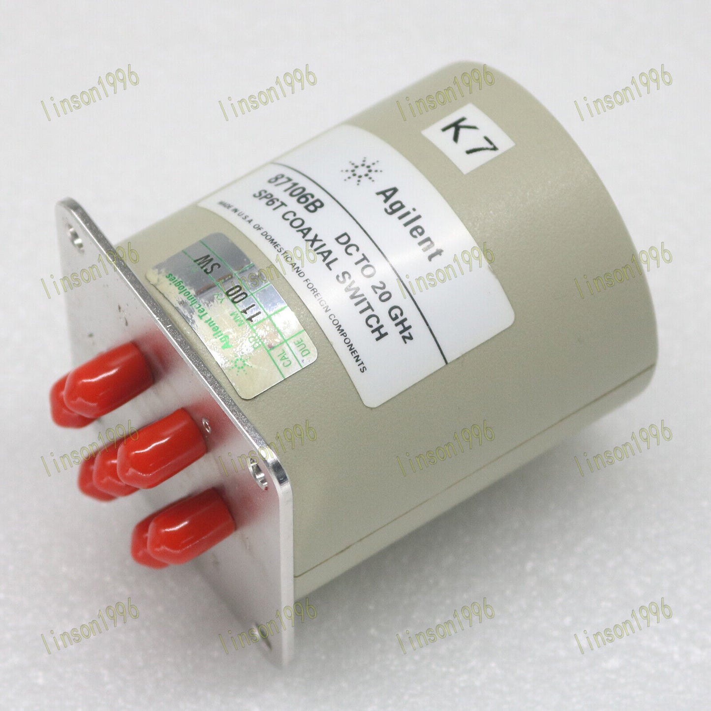 used ONE 87106B tested Agilent Sp6t coaxial switch SPOT STOCK - AGILENT