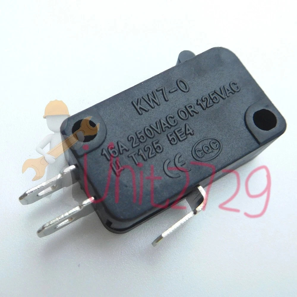 5PCS Air Fryer Oven Electric Cooker Micro Switch KW7-0 3Pin 125V 16A #un