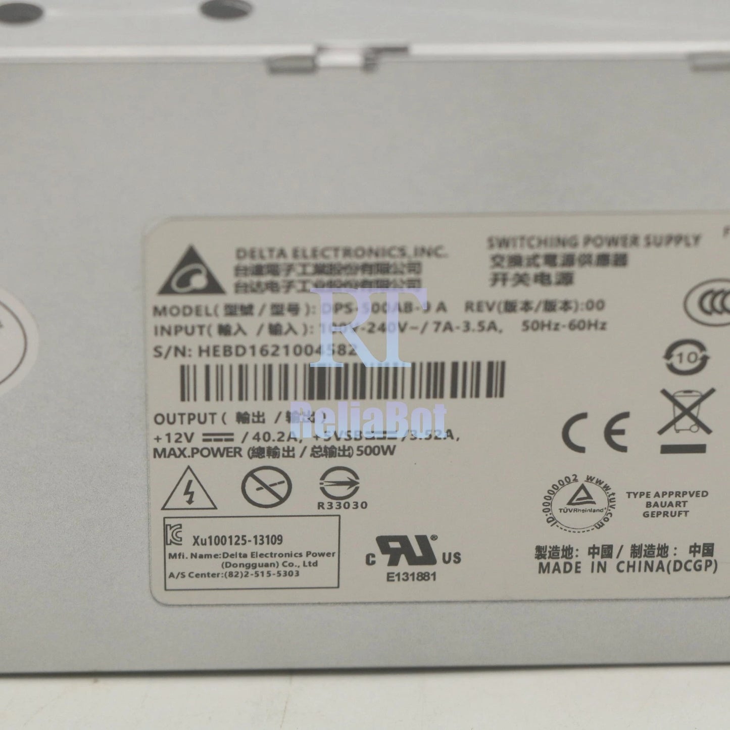 Delta DPS500AB9A 1PCS
