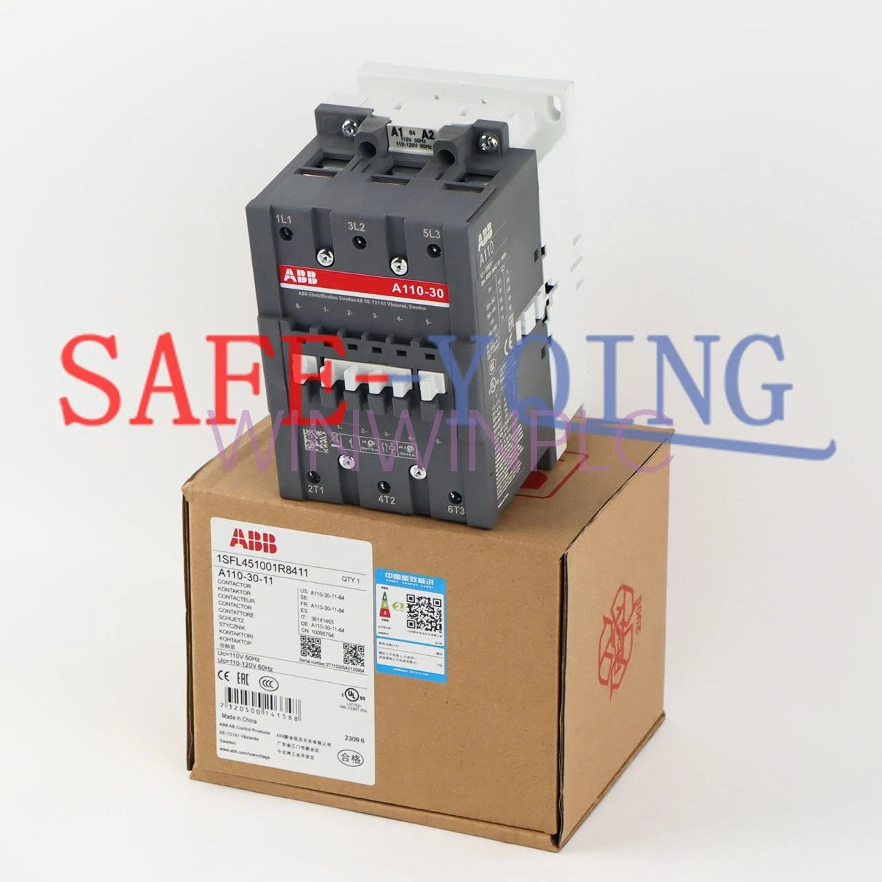 1PCS ABB A110-30-11-84 AC Contactor AC110V