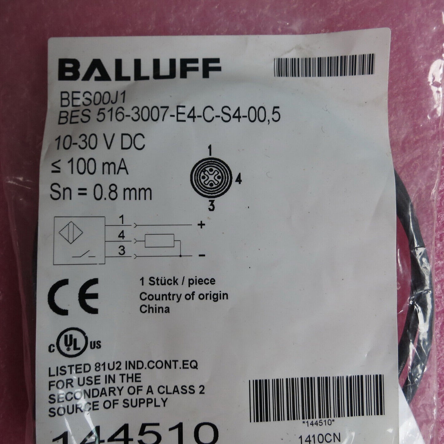 Balluff Proximity sensor BES 516-3007-E4-C-S4-00 5 - BALLUFF