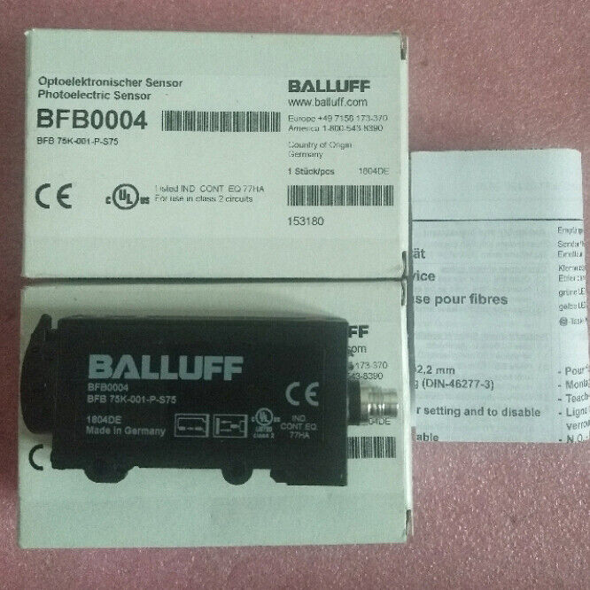 new 1pcs  balluff BFB 75K-001-P-S75 Photoelectric sensor SHIP