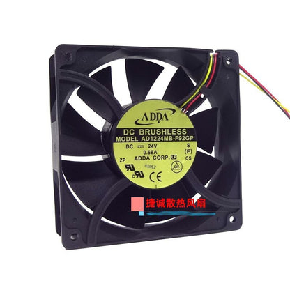 ADDA AD1224MB-F92GP 12CM 24V 0.68A 12038 3-wire Inverter Fan
