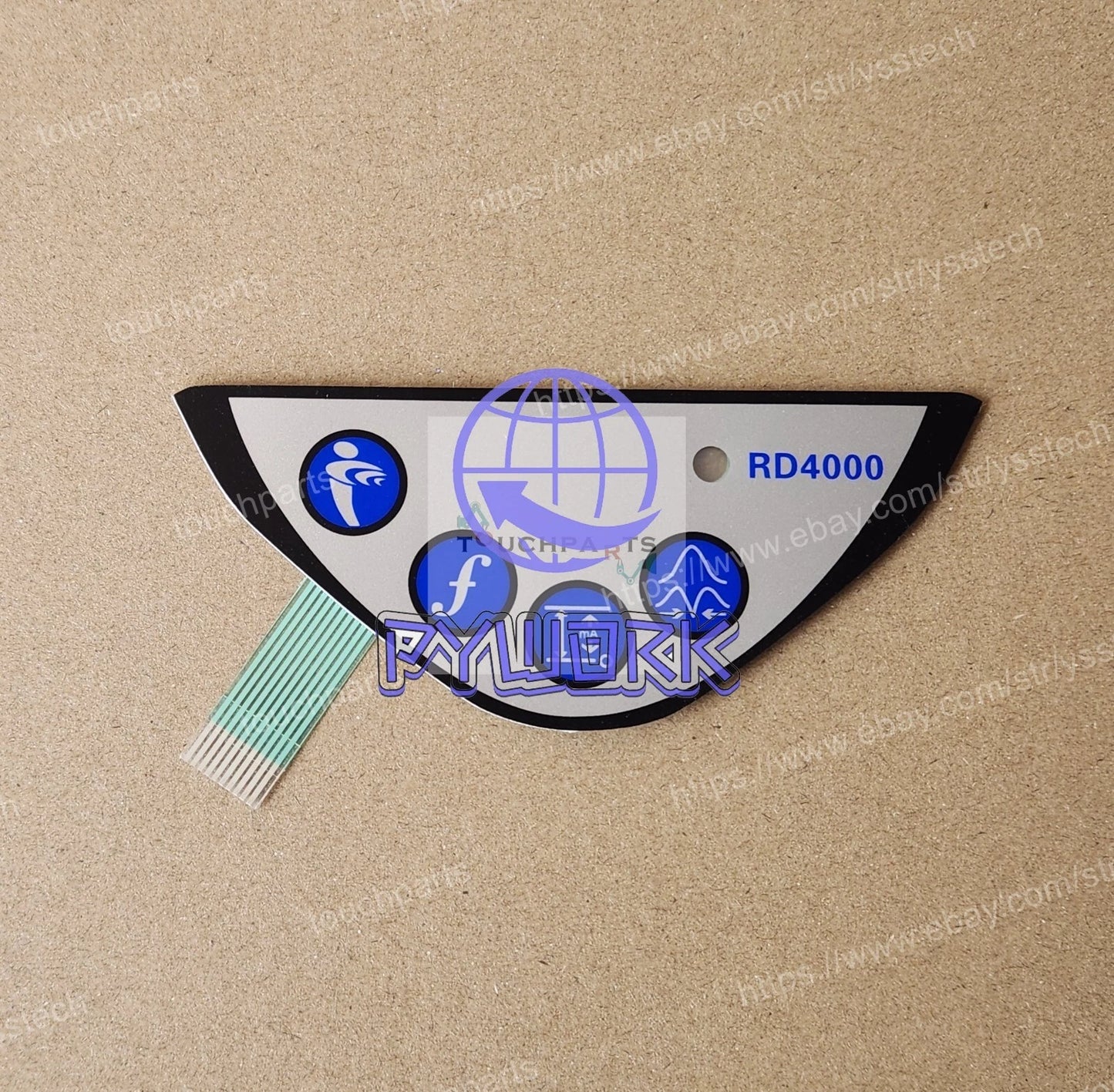 1Pc Keypad Membrane Overlay for Radiodetection SPX RD4000 Cable Pipe Locator