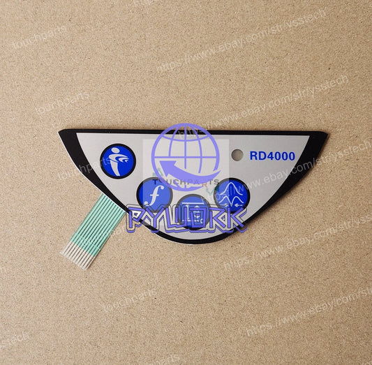 1Pc Keypad Membrane Overlay for Radiodetection SPX RD4000 Cable Pipe Locator