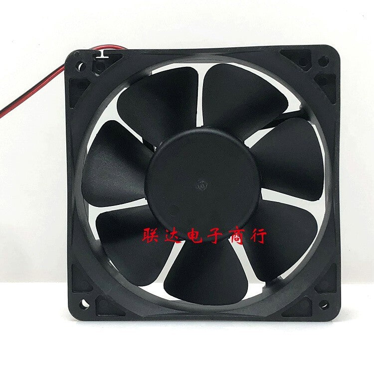 POWERYEAR PY-1238H24B 24V 0.18A 12CM 12038 2-wire cooling fan