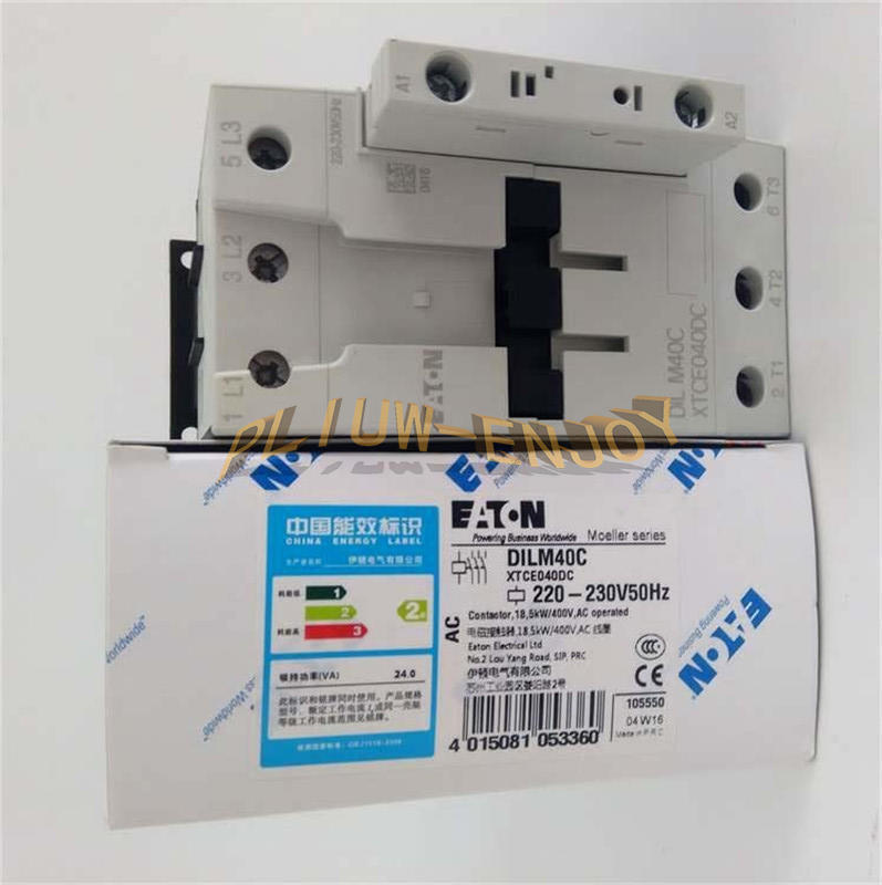 new 1PCS  EATON Moeller DILM40C XTCE040DC Contactor 40A EATON