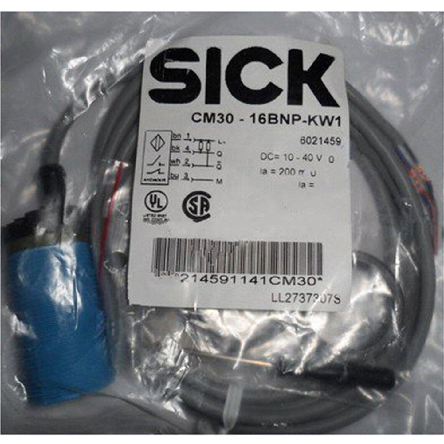 1PC Sick CM30-16BNP-KW1 Proximity Switch Sensor - SICK