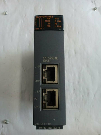 Used Mitsubishi Q Series QJ71GF11-T2 PLC, Tested and in Good Condition - MITSUBISHI