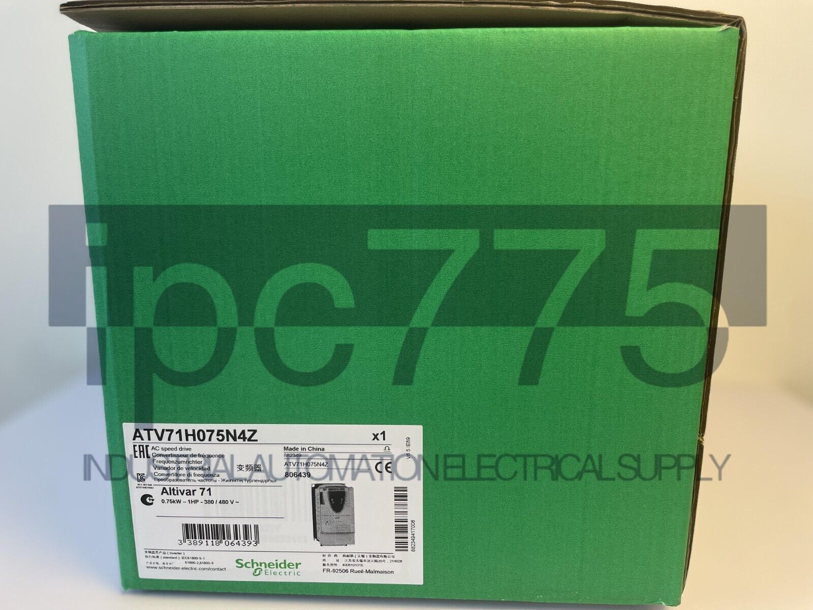 Professional Schneider ATV71H075N4Z Frequency Converter for Industrial Use - SCHNEIDER